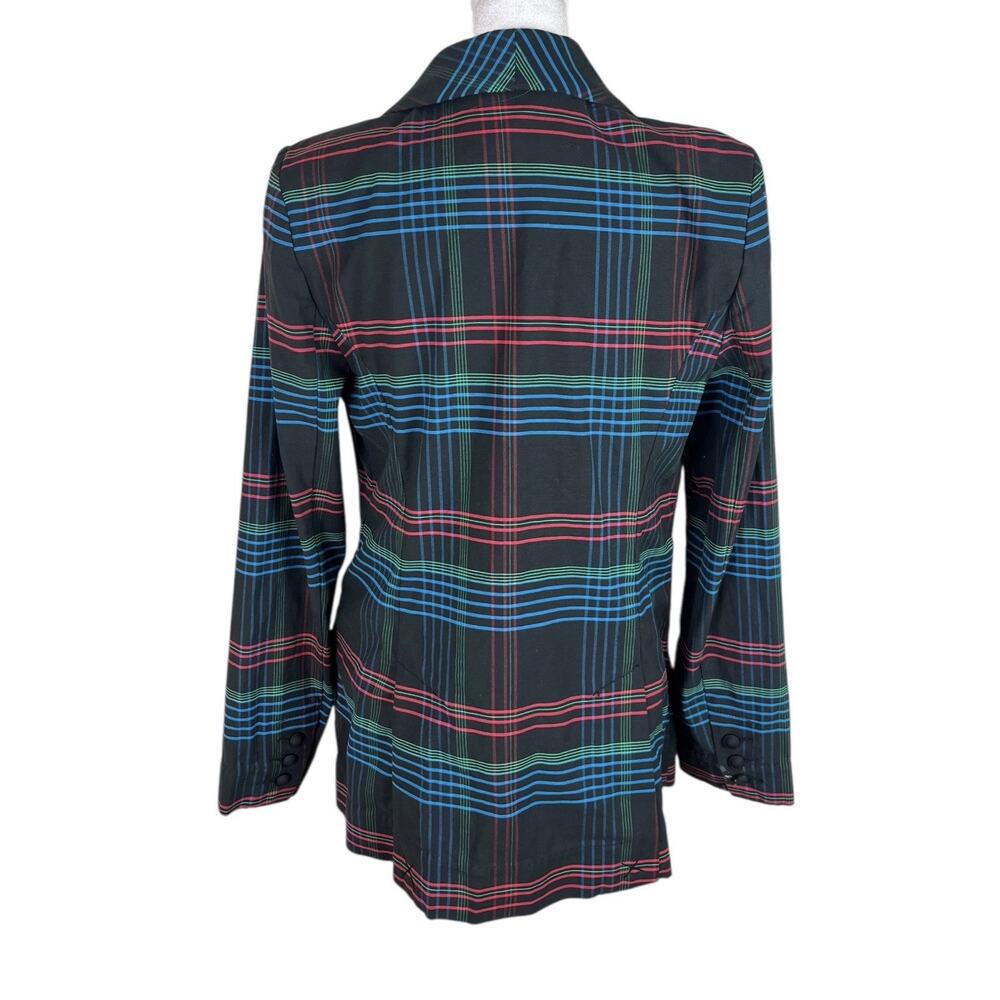 Cabi 3850 Plaid Blazer Preppy Business Office Career Tartan Jacket Size Medium - Picture 4 of 7